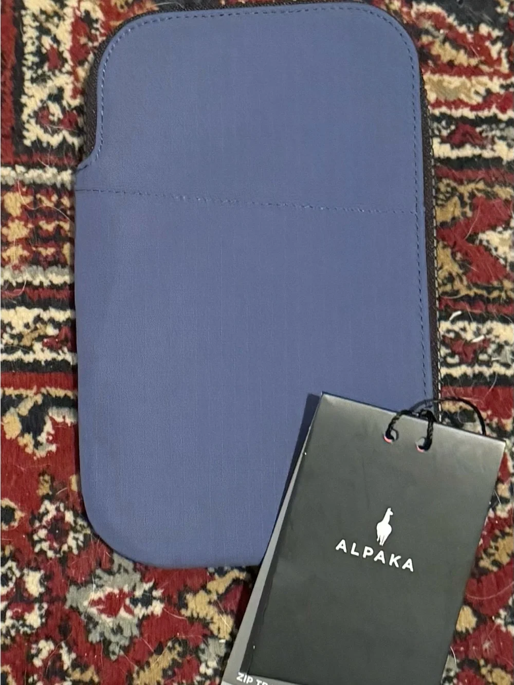 ALPAKA Zip Travel Wallet Neoprene Sleeve for Men - Protective Tech Pouch